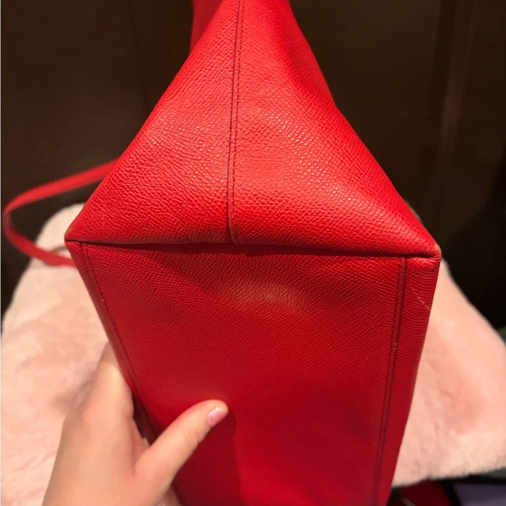 Coach GUC Town Car Tote in Red Leather - Picture 12 of 12